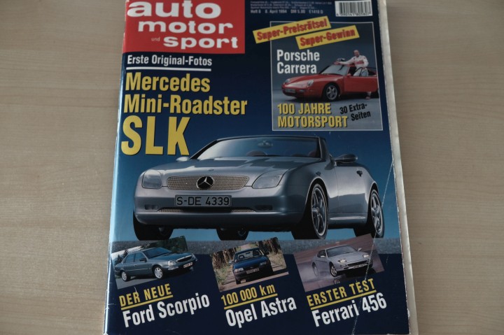 Deckblatt Auto Motor und Sport (08/1994)